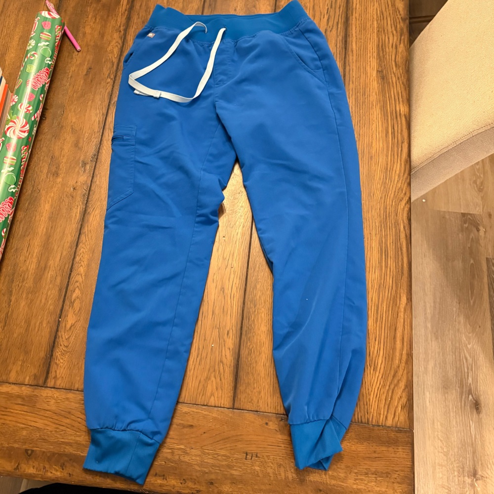 Figs Azure Blue Scrub Pants